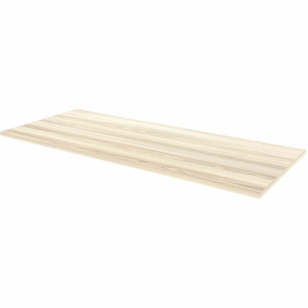 Lorell Multi-Purpose Tabletop - Laminated Rectangle Top - 30" Table Top Width x 72" Table Top Depth x 1" Table Top Thickness - Training, Multipurpose - Assembly Required - Modern Elm - Particleboard T. Picture 6