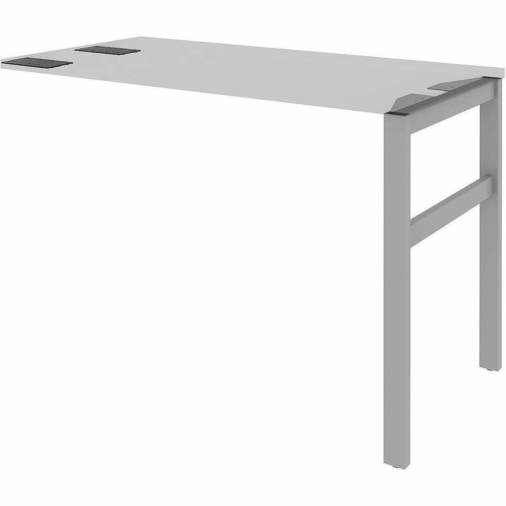 Lorell Adjustable Table Leg Bases & Returns - Assembly Required - Silver - 1 / Each. Picture 7
