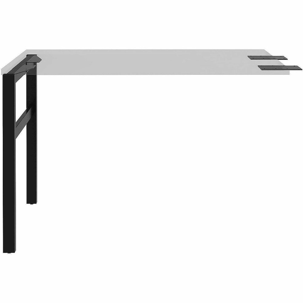 Lorell Adjustable Table Leg Bases & Returns - Assembly Required - Black - 1 / Each. Picture 7