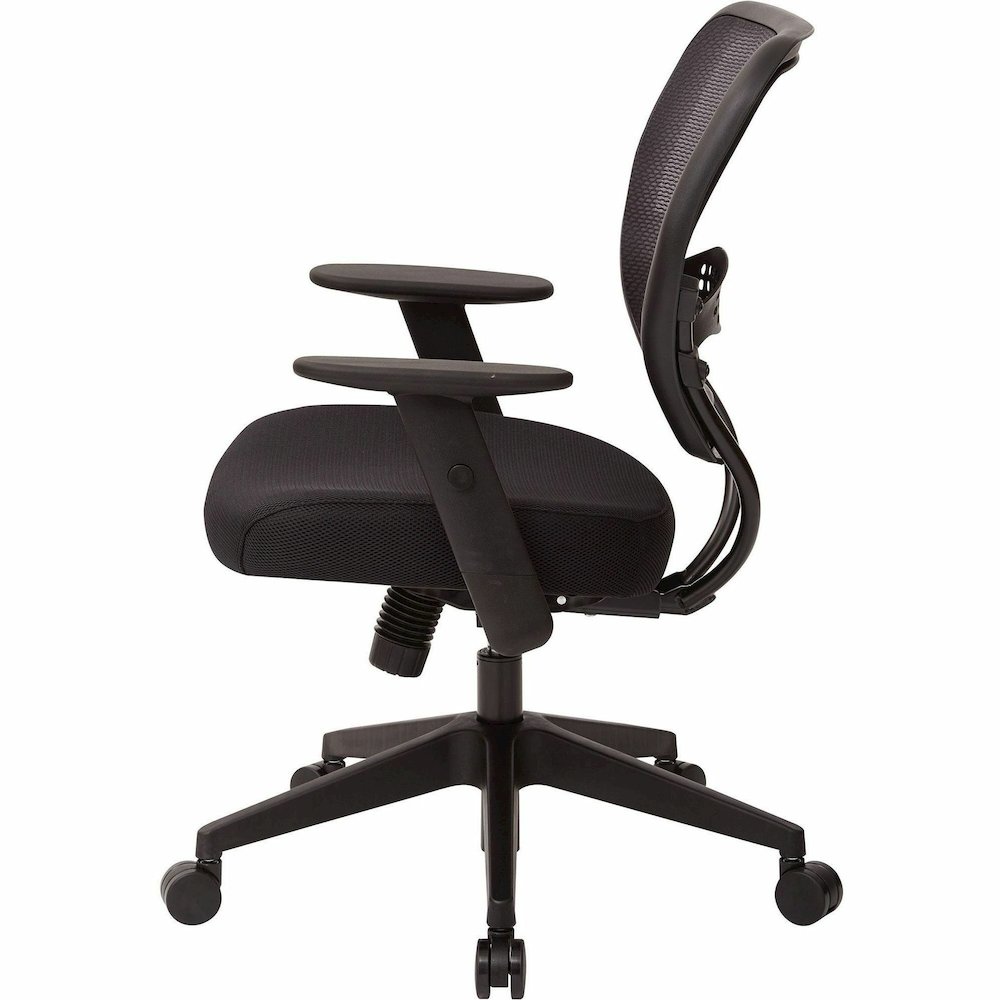 Office Star Professional Air Grid Back Managers Chair - Black Seat Color - Mesh Seat Material - Mesh Back Material - Black Frame Color - 5-star Base - 1 Each. Picture 6
