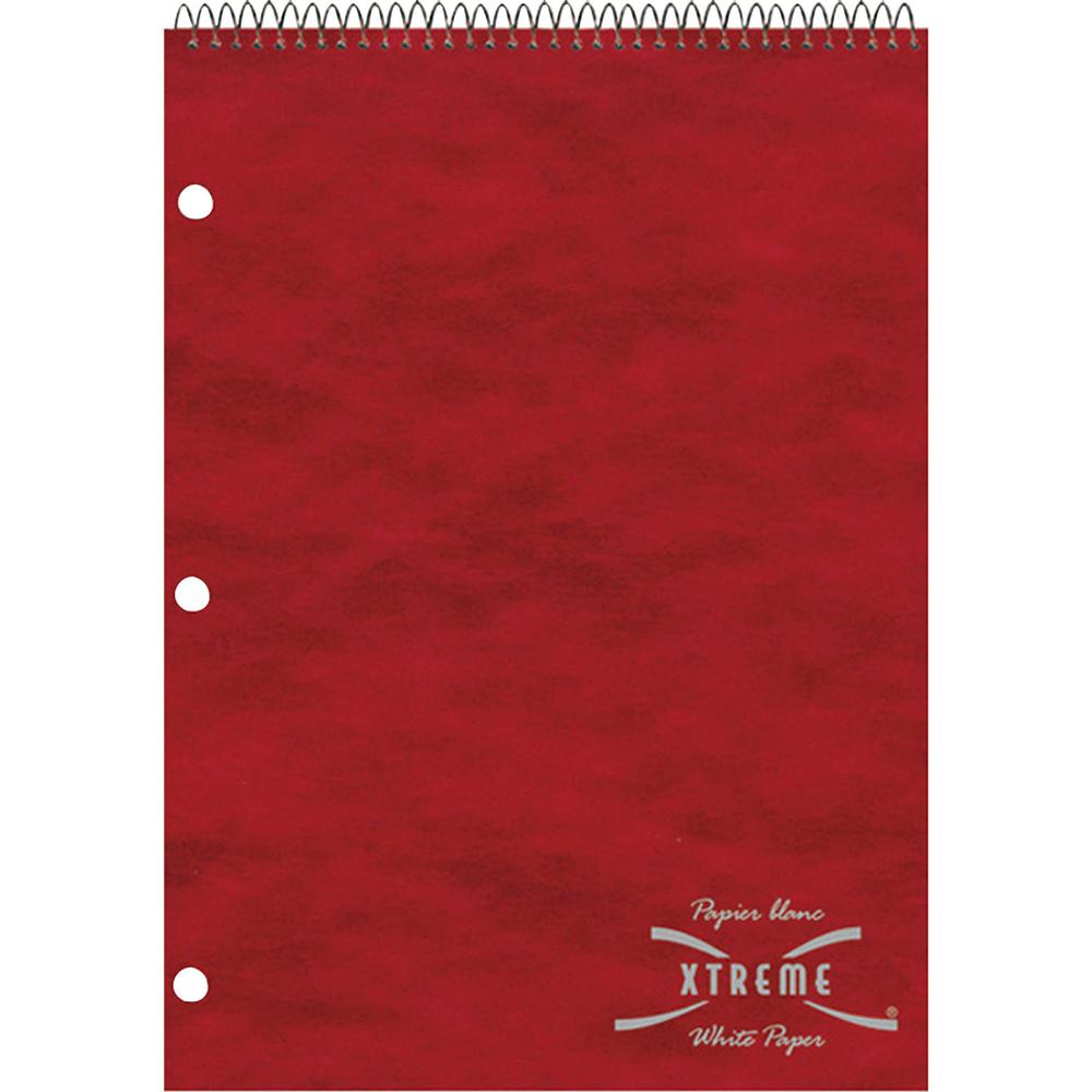 Rediform Porta-Desk 1-Subject Notebooks - 80 Sheets - Coilock - Ruled Margin - 8 1/2" x 11 1/2" - White Paper - AssortedPressboard Cover - Micro Perforated - 1 Each. Picture 5