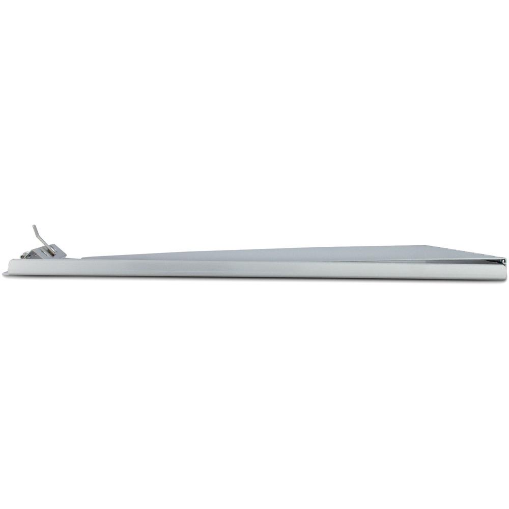 Saunders Aluminum Clipboard with Writing Plate - 0.50" Clip Capacity - 8 1/2" x 12" - Spring Clip - Aluminum - 1 Each. Picture 3