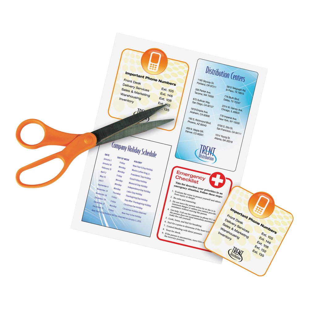 Avery&reg; Printable Magnet Sheets, 8.5" x 11" , 5 Sheets (3270) - Letter - 8 1/2" x 11" - Matte - 5 / Pack - Magnetic, Printable, Lightweight - White. Picture 2