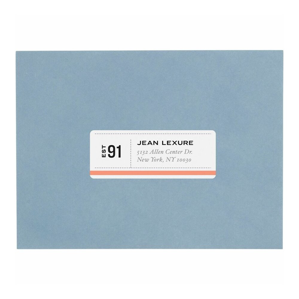 Avery&reg; Easy Peel White Inkjet Mailing Labels - 1" Width x 2 5/8" Length - Permanent Adhesive - Rectangle - Inkjet - Matte - White - Paper - 30 / Sheet - 100 Total Sheets - 3000 Total Label(s) - 30. Picture 3