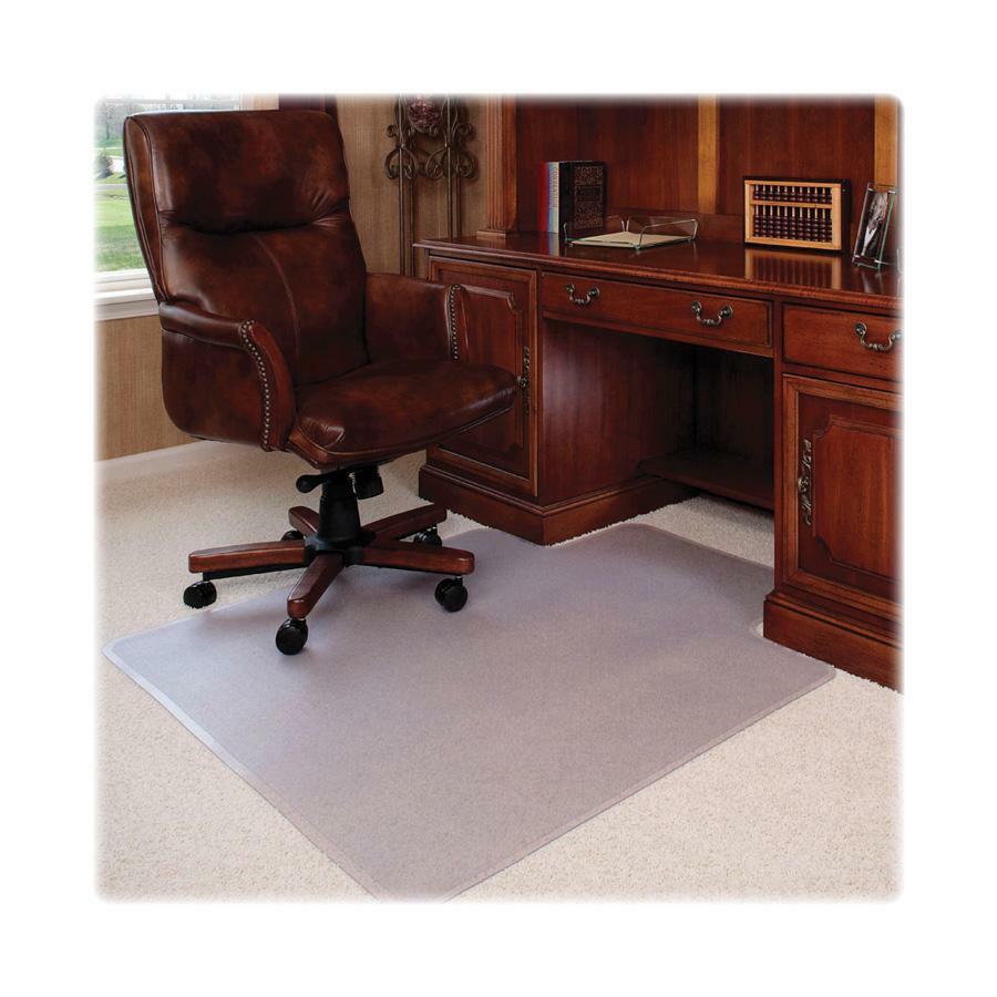 Deflecto RollaMat for Carpet - Carpeted Floor - 53" Length x 45" Width - Vinyl - Clear - 1Each. Picture 8
