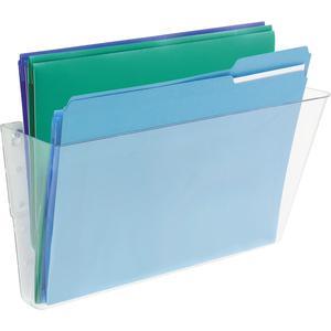 Deflecto EZ Link Stackable DocuPocket - 1 Compartment(s) - 7" Height x 13" Width x 4" Depth - Stackable - Clear - Plastic - 1 Each. Picture 9