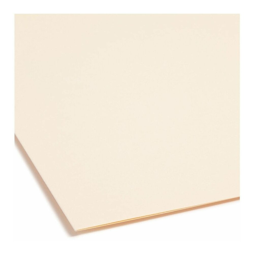 Smead 1/3 Tab Cut Letter Recycled Fastener Folder - 8 1/2" x 11" - 3/4" Expansion - 2 x 2K Fastener - 2" for Folder - Top Tab Location - Assorted Tab Position - 11 pt. - 2 Plys - Manila - Reinforced T. Picture 7