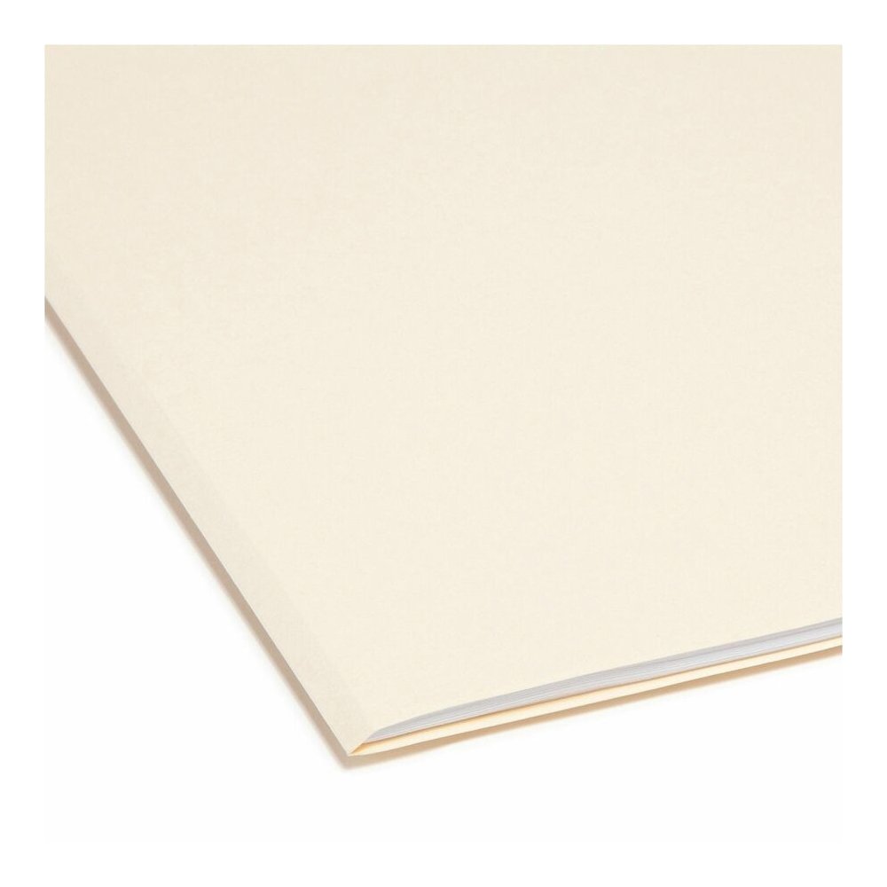 Smead 1/3 Tab Cut Legal Recycled Top Tab File Folder - 8 1/2" x 14" - 3/4" Expansion - Top Tab Location - Third Tab Position - 11 pt. - 2 Plys - Manila - Reinforced, Rounded Corner, Durable, Reinforce. Picture 6
