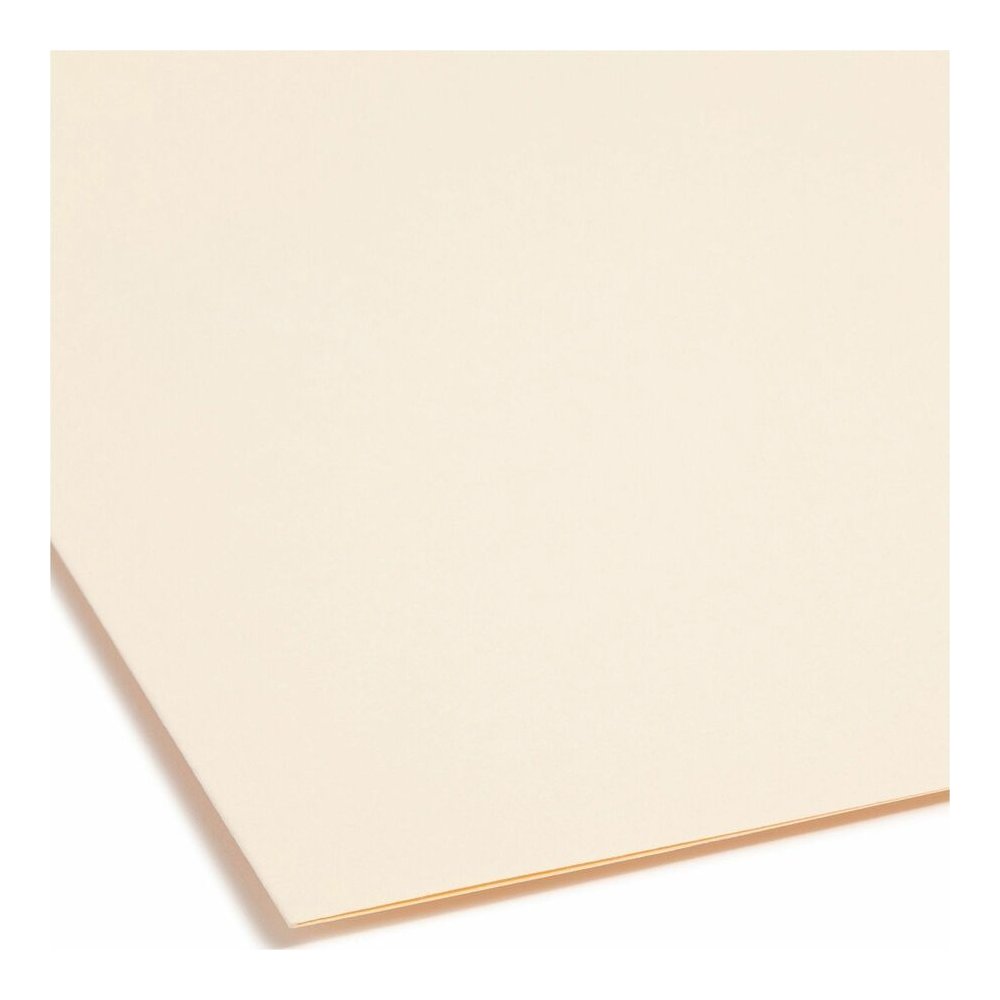 Smead Straight Tab Cut Legal Recycled Fastener Folder - 8 1/2" x 14" - 3/4" Expansion - 1 x 2K Fastener - 2" for Folder - 11 pt. - 2 Plys - Manila - Reinforced Tab - 10% Recycled - 50 / Box. Picture 4