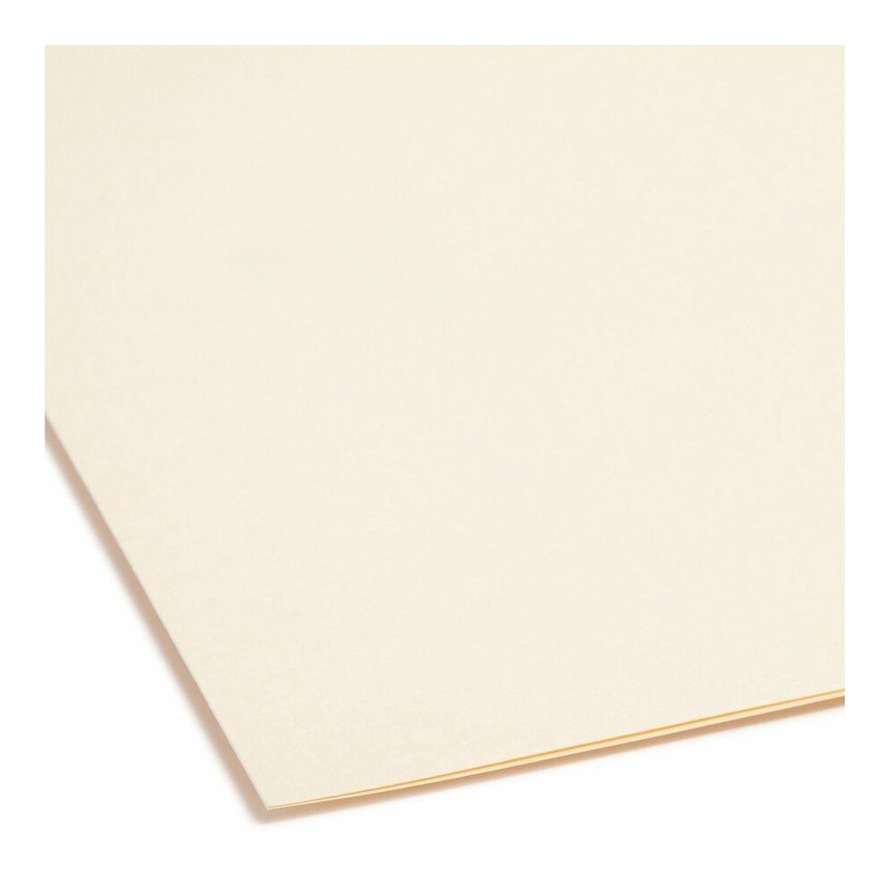 Smead Straight Tab Cut Legal Recycled Fastener Folder - 8 1/2" x 14" - 3/4" Expansion - 2 x 2K Fastener - 2" for Folder - 11 pt. - 2 Plys - Manila - Reinforced Tab - 10% Recycled - 50 / Box. Picture 5