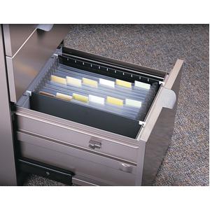 Smead Letter Expanding File - 8 1/2" x 11" - 7/8" Expansion - 13 Pocket(s) - 12 Divider(s) - Polypropylene - Black - 1 Each. Picture 4