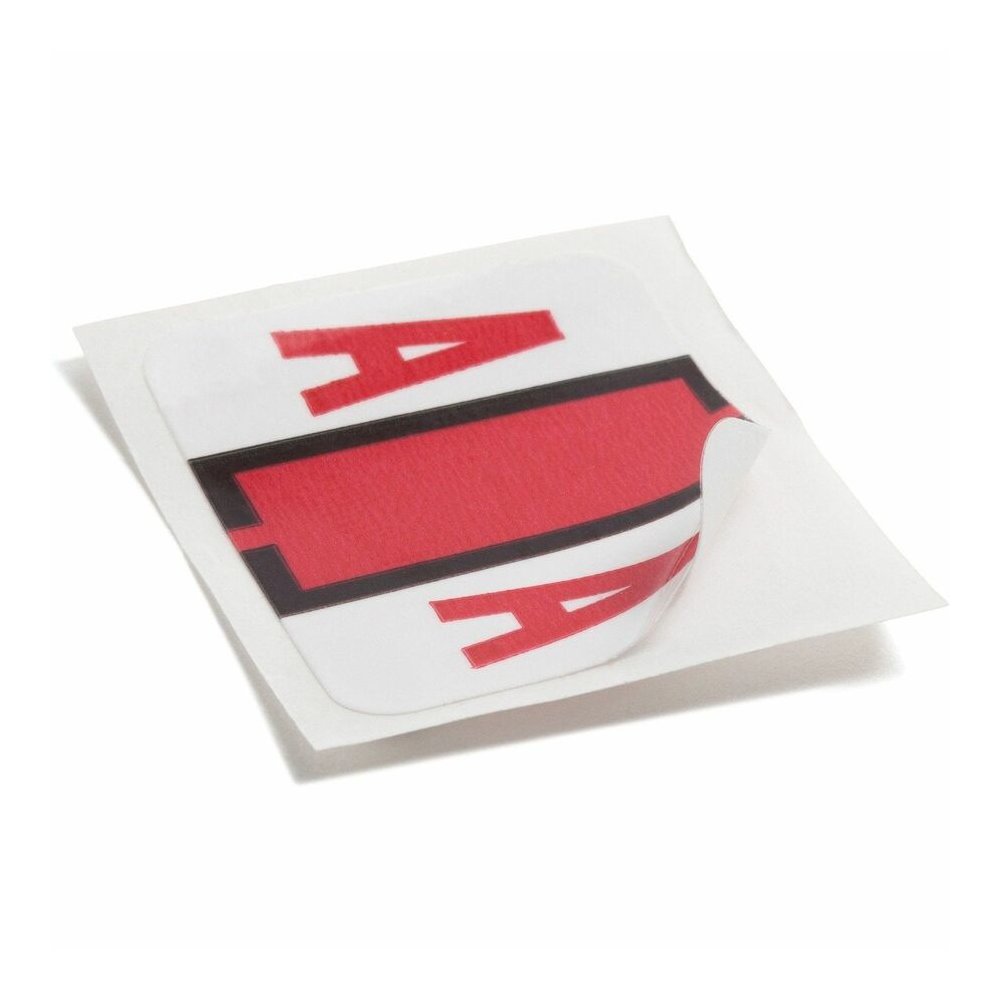 Smead BCCR Bar-Style Color-Coded Labels - A-Z - x 1 1/4" Width x 1" Length - Assorted - Laminated - 500 / Roll - 1 Box. Picture 5
