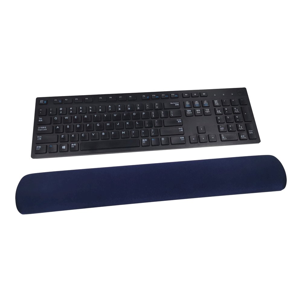 Compucessory Gel Keyboard Wrist Rest Pads - 19" Height x 2.87" Width x 0.75" Depth - Blue - 1 Each. Picture 4
