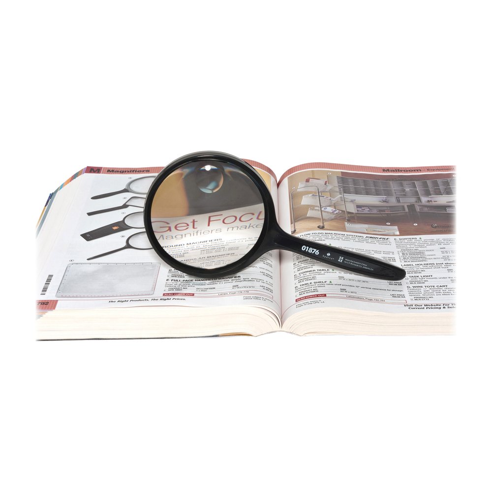 Sparco Handheld Magnifiers - Magnifying Area 3.50" Diameter - Acrylic Lens. Picture 4