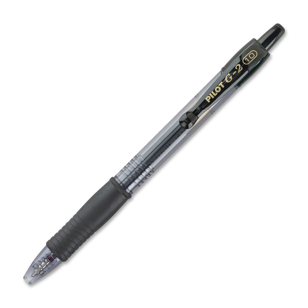 G2 Premium Gel Ink Retractable Pens - Refillable - Retractable - Black Ink - Gel-based - Black Barrel - 1 Dozen. Picture 5