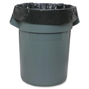 Genuine Joe Low Density Liners - Small Size - 16 gal Capacity - 31" Length x 24" Width x 0.60 mil (15 Micron) Thickness - Low Density - Brown, Black - 100 / Carton. Picture 4