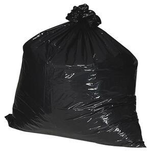 Nature Saver Black Low-density Recycled Can Liners - Medium Size - 33 gal Capacity - 39" Length x 33" Width x 1.25 mil (32 Micron) Thickness - Low Density - Black - Plastic - Cleaning Supplies - Recyc. Picture 5