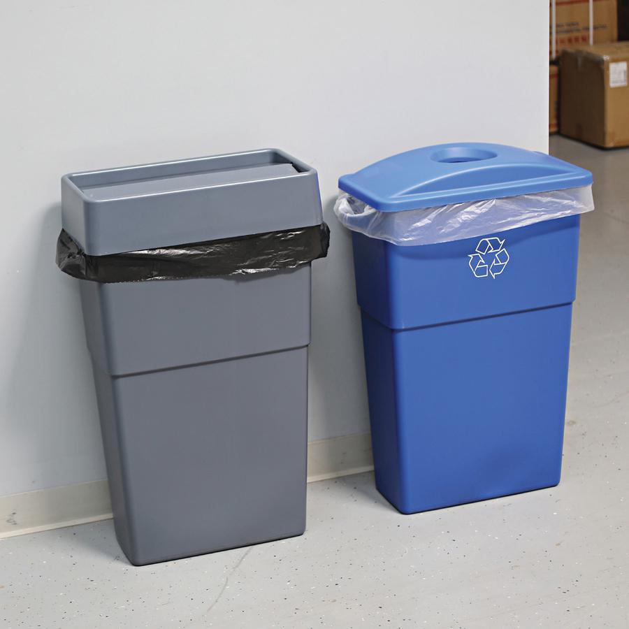 Genuine Joe High-Density Can Liners - Medium Size - 33 gal Capacity - 40" Length x 33" Width x 0.43 mil (11 Micron) Thickness - High Density - Clear - Resin - Office Waste, Industrial Trash - 25/Roll . Picture 2