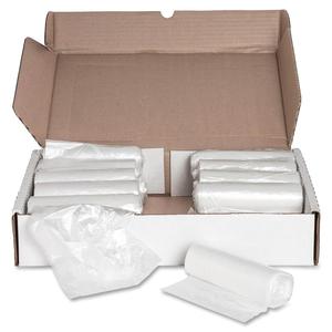 Genuine Joe Economy High-Density Can Liners - Extra Large Size - 60 gal Capacity - 58" Length x 38" Width x 0.47 mil (12 Micron) Thickness - High Density - Translucent - Resin - Office Waste - No - 20. Picture 6