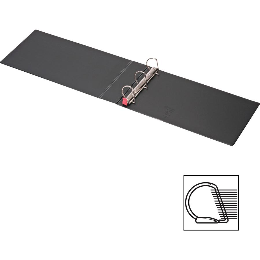 Cardinal EasyOpen Locking Slant-D Tabloid Binders - 3" Binder Capacity - Tabloid - 11" x 17" Sheet Size - 675 Sheet Capacity - 1 1/2" Spine Width - 3 x D-Ring Fastener(s) - Inside Front & Back Pocket(. Picture 5