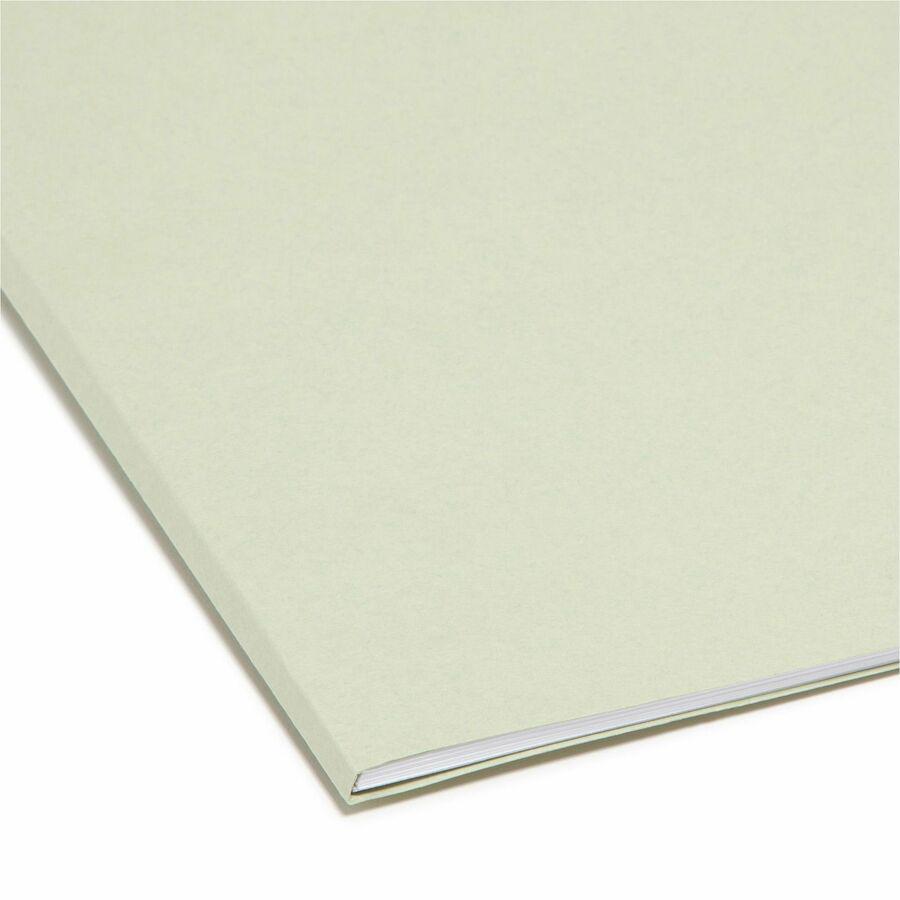 Smead SuperTab 1/3 Tab Cut Letter Recycled Top Tab File Folder - 8 1/2" x 11" - 3/4" Expansion - Top Tab Location - Assorted Position Tab Position - Assorted - 10% Recycled - 100 / Box. Picture 2