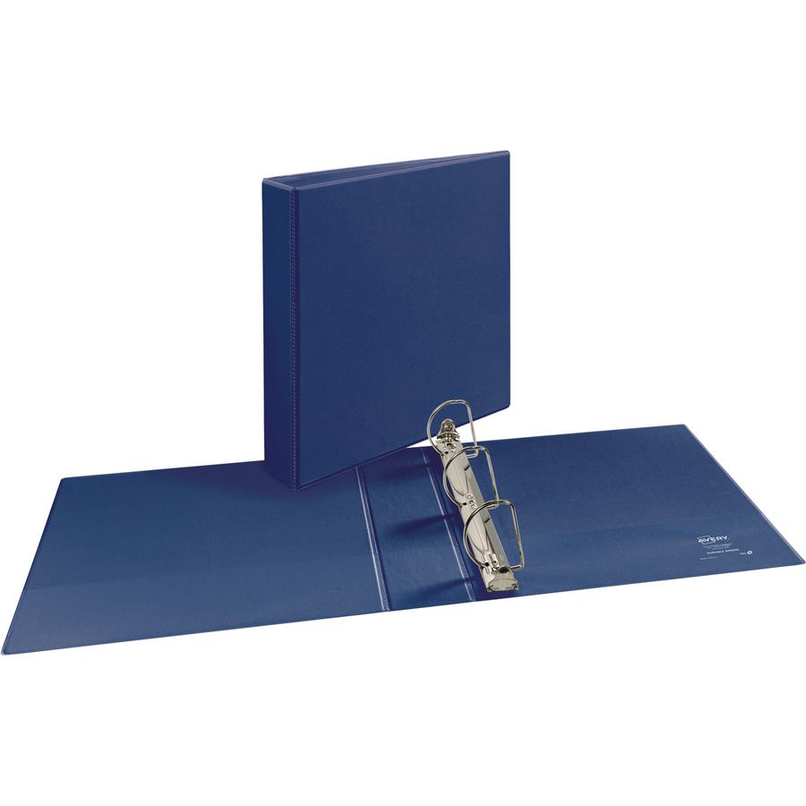 Avery&reg; Durable View 3 Ring Binder - 2" Binder Capacity - Letter - 8 1/2" x 11" Sheet Size - 530 Sheet Capacity - 3 x Slant Ring Fastener(s) - 2 Pocket(s) - Polypropylene - Recycled - Pocket, Durab. Picture 2