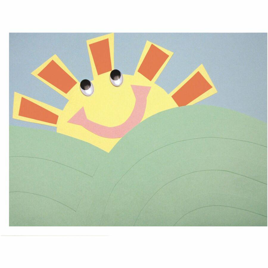 Pacon Assorted Tagboard - Poster, Painting - 1.50"Height x 18"Width x 12"Length - 100 / Pack - Assorted. Picture 2