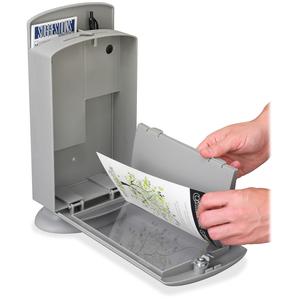 Safco Customizable Suggestion Box - External Dimensions: 7" Width x 5" Depth x 14.5" Height - 25 x Card - Plastic - Gray - For Card - 1 Each. Picture 2