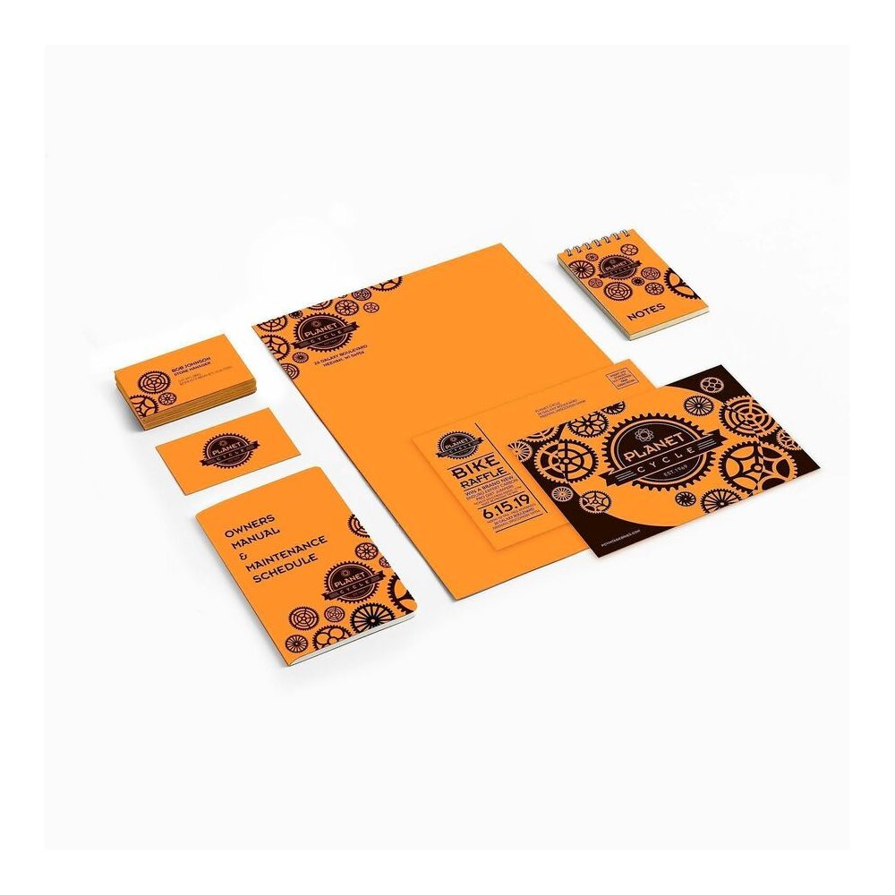Astrobrights Color Paper - Cosmic Orange - Letter - 8 1/2" x 11" - 24 lb Basis Weight - Smooth - Acid-free, Lignin-free, Heavyweight - Cosmic Orange - 500 / Ream. Picture 3