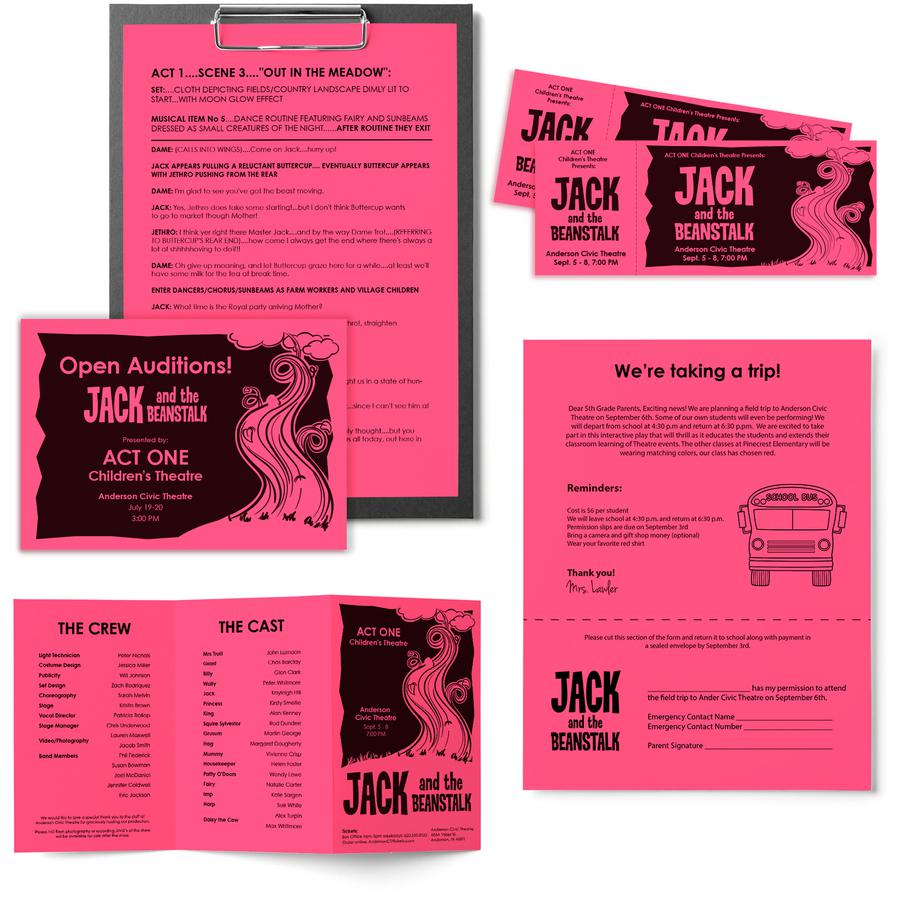 Astrobrights Color Paper - Pink - Letter - 8 1/2" x 11" - 24 lb Basis Weight - Smooth - 500 / Ream - Acid-free, Lignin-free, Chlorine-free, Heavyweight - Plasma Pink. Picture 3