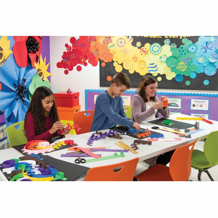 Tru-Ray Heavyweight Construction Paper - Art - 0.50"Height x 12"Width x 18"Depth - 50 / Pack - Violet - Sulphite. Picture 2