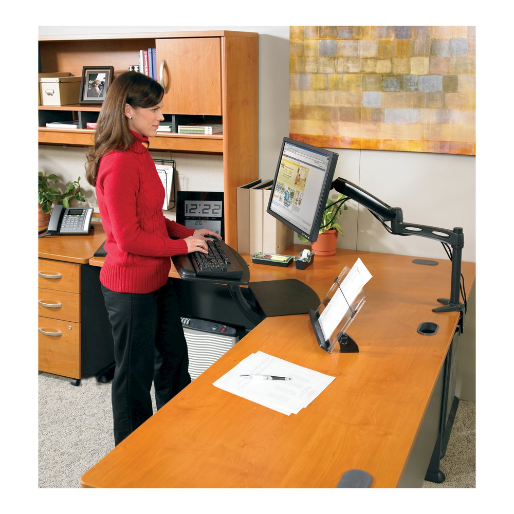 3M AKT170LE Adjustable Keyboard Tray - 23" Height x 26.5" Width x 8" Depth - 1. Picture 5