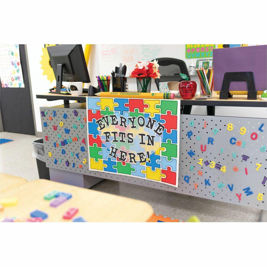 Creativity Street WonderFoam Magnetic Letters/Numbers - Magnetic - Washable - Assorted - Foam - 1 / Set. Picture 2