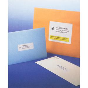 Business Source Bright White Premium-quality Address Labels - 1" Width x 2 5/8" Length - Permanent Adhesive - Rectangle - Laser, Inkjet - White - 30 / Sheet - 100 Total Sheets - 3000 / Pack. Picture 7