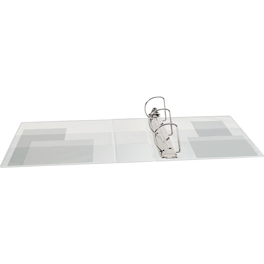 Avery&reg; TouchGuard View 3 Ring Binder - 4" Binder Capacity - Letter - 8 1/2" x 11" Sheet Size - 760 Sheet Capacity - 3 x Slant Ring Fastener(s) - 4 Pocket(s) - Polypropylene - Recycled - Pocket, Du. Picture 2