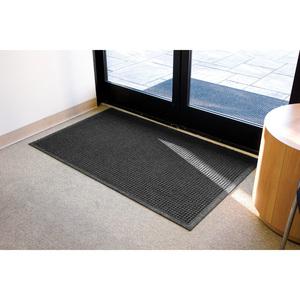 Genuine Joe EcoGuard Indoor Wiper Floor Mats - Indoor - 60" Length x 36" Width - Plastic, Rubber - Charcoal Gray - 1 Each. Picture 4
