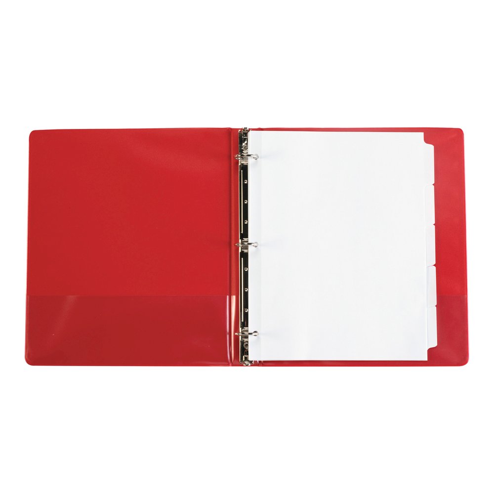 Business Source 3-Ring Plain Tab Indexes - 5 Write-on Tab(s) - 5 Tab(s)/Set - 2" Tab Width - 8.5" Divider Width x 11" Divider Length - Letter - 3 Hole Punched - White Divider - 100% Yes - Mylar Reinfo. Picture 6