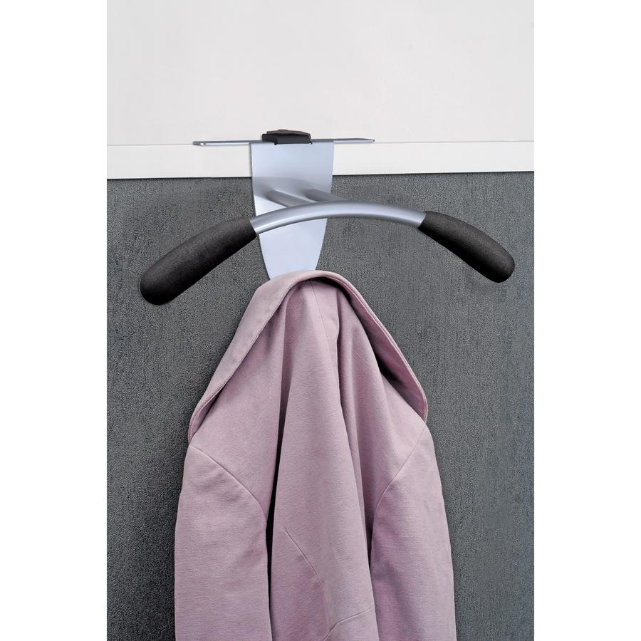 Alba Over-the-panel Coat Hook Hanger - 44 lb (19.96 kg) Capacity - for Coat, Cubicle, Clothes - 1 Each. Picture 2