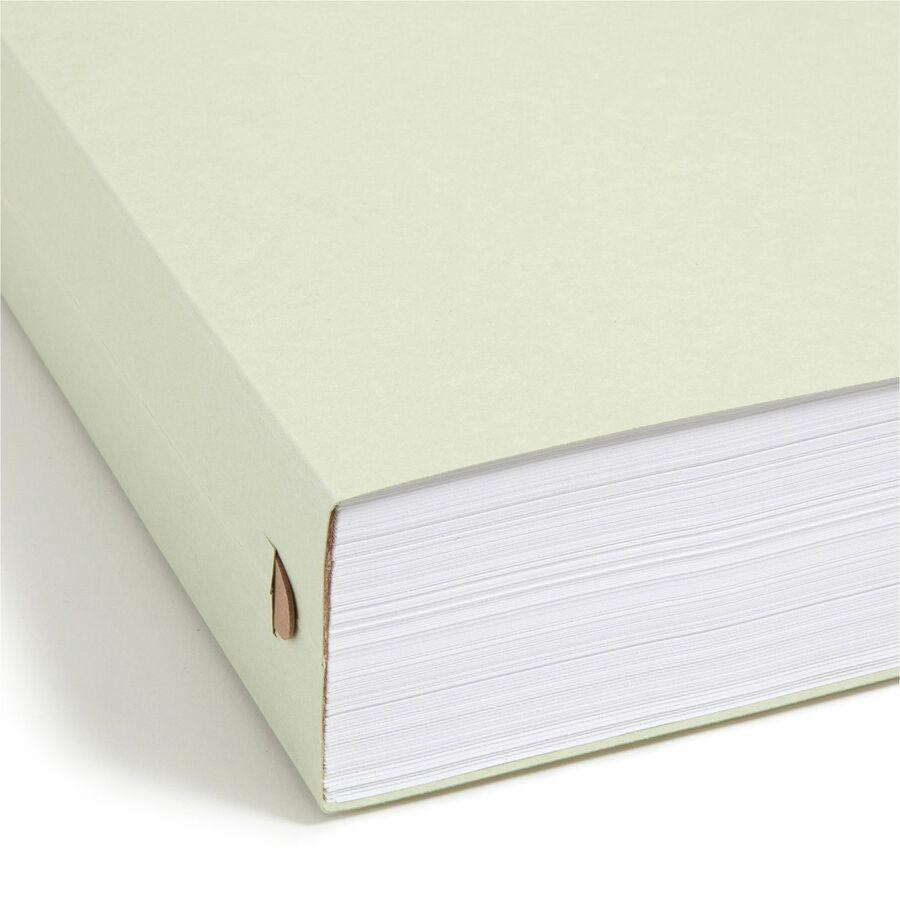 Smead FasTab 1/3 Tab Cut Letter Recycled Hanging Folder - 8 1/2" x 11" - 2" Expansion - Top Tab Location - Assorted Position Tab Position - Moss - 10% Recycled - 20 / Box. Picture 2