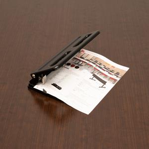 Business Source Heavy-duty 3-hole Punch - 3 Punch Head(s) - 30 Sheet of 20lb Paper - 9/32" Punch Size - Steel - Black. Picture 10