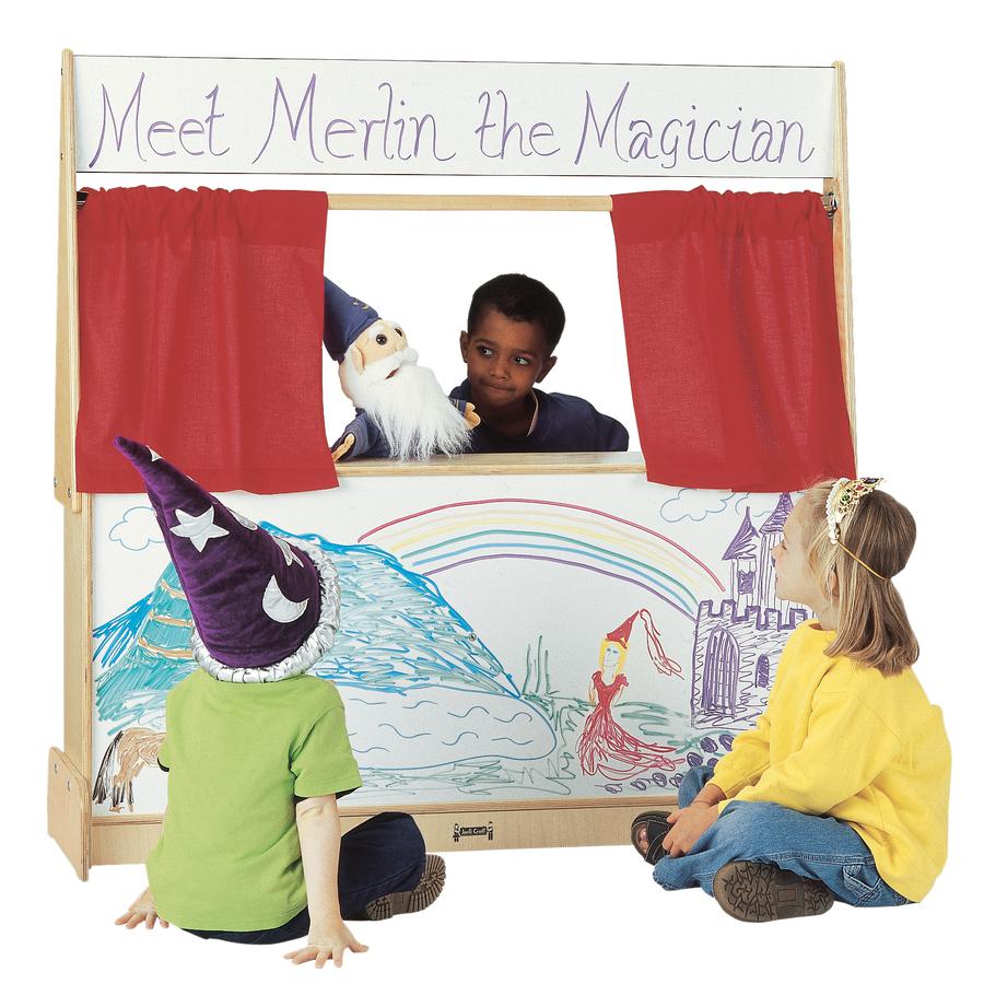 Jonti-Craft Write-n-Wipe Imagination Station - Baltic Stand - Floor Standing - Durable, Rounded Corner, Yellowing Resistant - Assembly Required - 1 Each. Picture 4