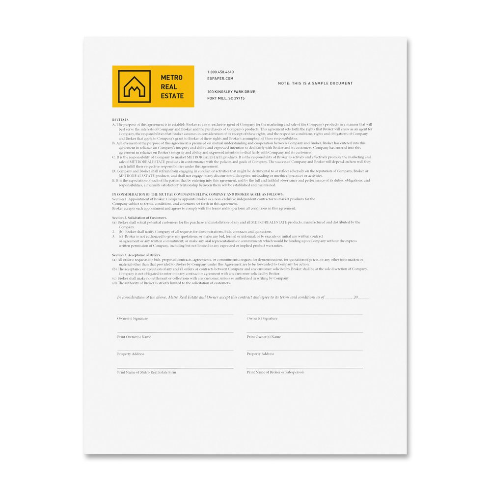 Xerox CFB 20lb Premium Digital Carbonless Paper - Letter - 8 1/2" x 11" - 23 lb Basis Weight - Sustainable Forestry Initiative (SFI) - Carbonless, Pre-punched, Pre-printed, Environmentally Friendly, C. Picture 4