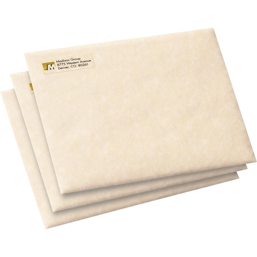 Avery&reg; Easy Peel Inkjet Printer Mailing Labels - 1/2" Width x 1 3/4" Length - Permanent Adhesive - Rectangle - Inkjet - Clear - Film - 80 / Sheet - 10 Total Sheets - 800 Total Label(s) - 5. Picture 2