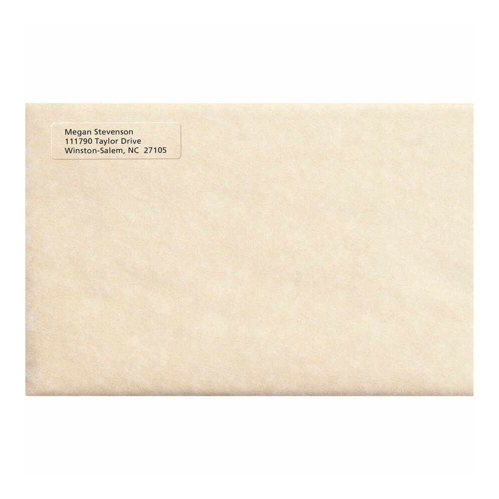 Avery&reg; Easy Peel Return Address Labels - 1/2" Width x 1 3/4" Length - Permanent Adhesive - Rectangle - Laser - Matte - Clear - Film - 80 / Sheet - 10 Total Sheets - 800 Total Label(s) - 800 / Pack. Picture 3