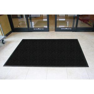 Genuine Joe Ultraguard Berber Heavy Traffic Mat - Hard Floor, Indoor, Outdoor - 72" Length x 48" Width - Rubber - Charcoal Black - 1 Each. Picture 2