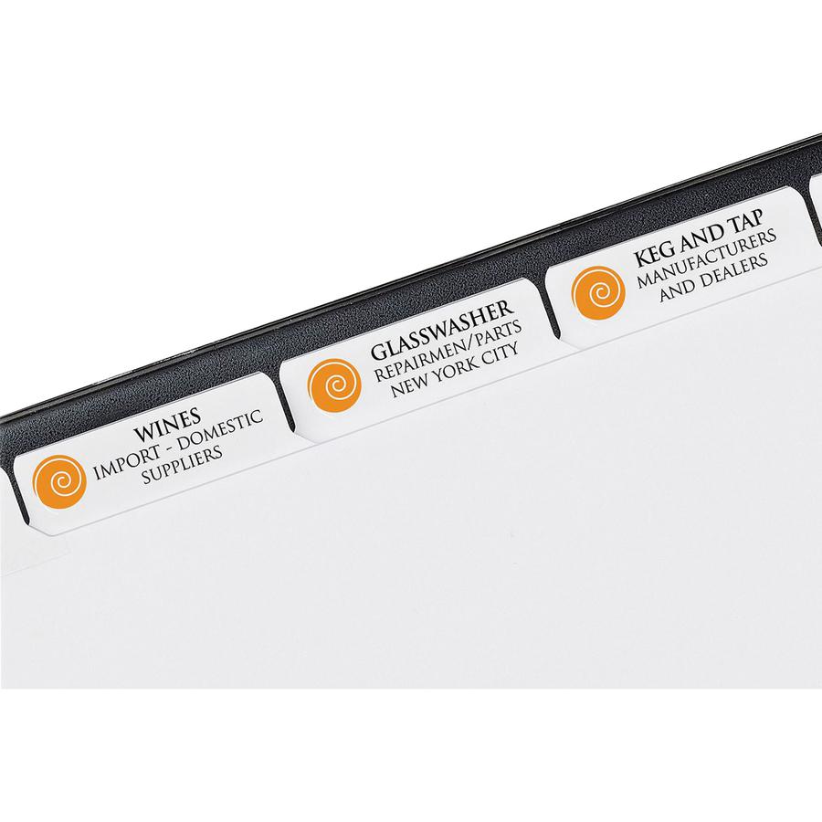 Avery&reg; Big Tab Index Maker Index Divider - 25 x Divider(s) - Print-on Tab(s) - 5 - 5 Tab(s)/Set - 8.5" Divider Width x 11" Divider Length - 3 Hole Punched - White Paper Divider - White Paper Tab(s. Picture 2