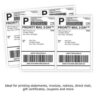 PrintWorks Professional Pre-Perforated Paper for Statements, Tax Forms, Bulletins, Planners & More - Letter - 8 1/2" x 11" - 20 lb Basis Weight - 500 / Ream - Sustainable Forestry Initiative (SFI) - P. Picture 2