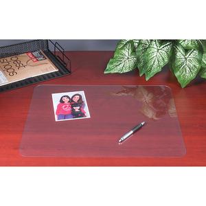 Artistic Krystal Antimicrobial Desk Pad - Rectangular - 36" Width x 20" Depth - Vinyl - Clear. Picture 3