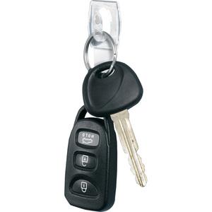 Command Mini Clear Hooks with Clear Strips - 7.94 oz (225 g) Capacity - 1.1" Length - Plastic - Clear - 18 / Pack. Picture 4