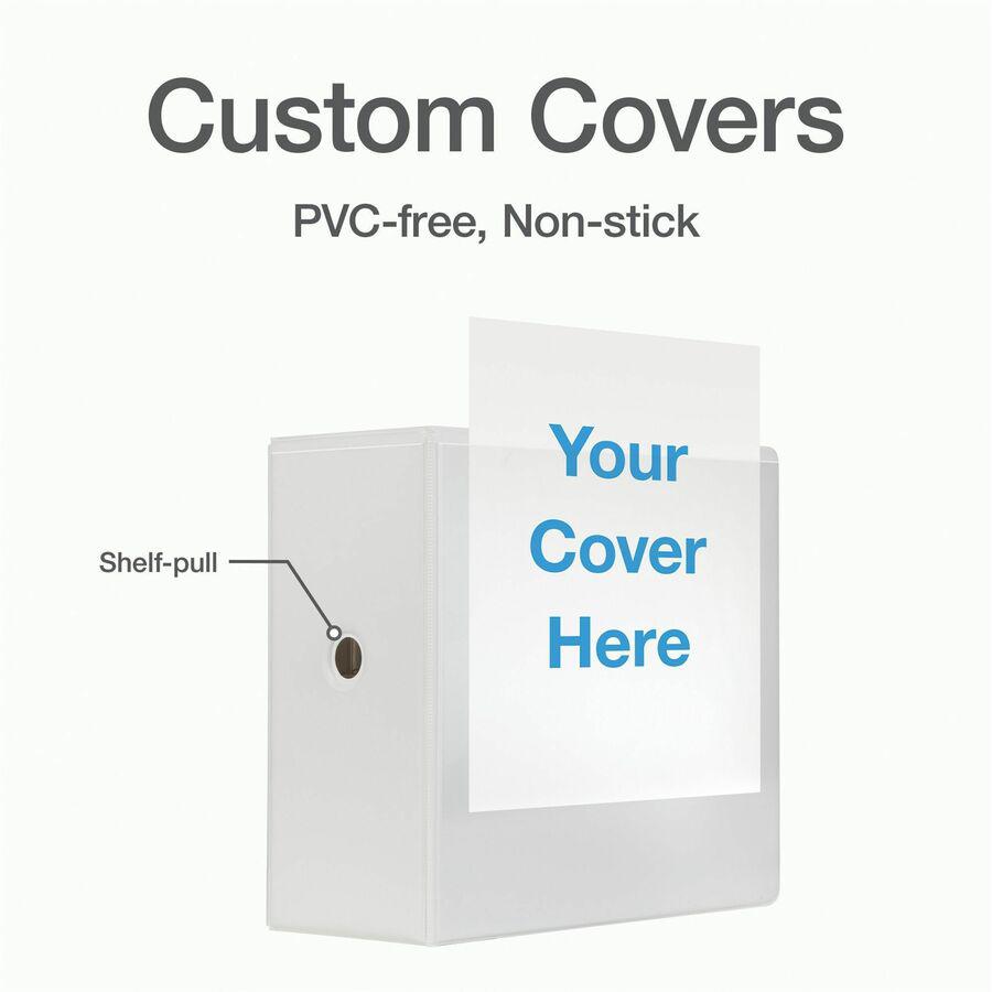 Cardinal Xtralife ClearVue Locking Slant-D Binders - 6" Binder Capacity - Letter - 8 1/2" x 11" Sheet Size - 1300 Sheet Capacity - 5 1/2" Spine Width - 3 x D-Ring Fastener(s) - 2 Inside Front & Back P. Picture 2